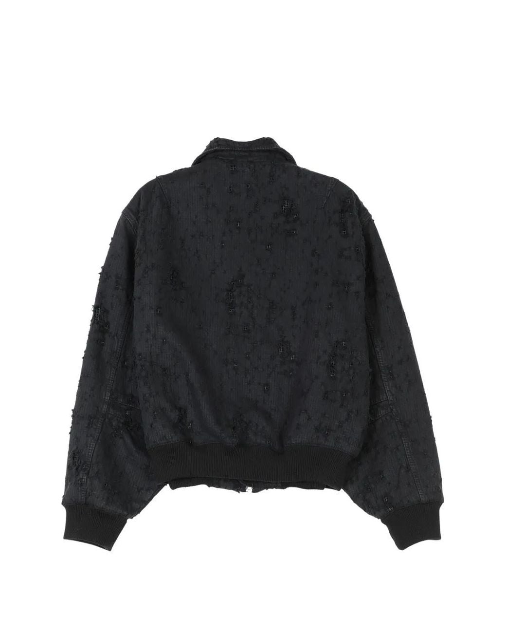 Represent Black Anarchy Distressed Jacket for men
