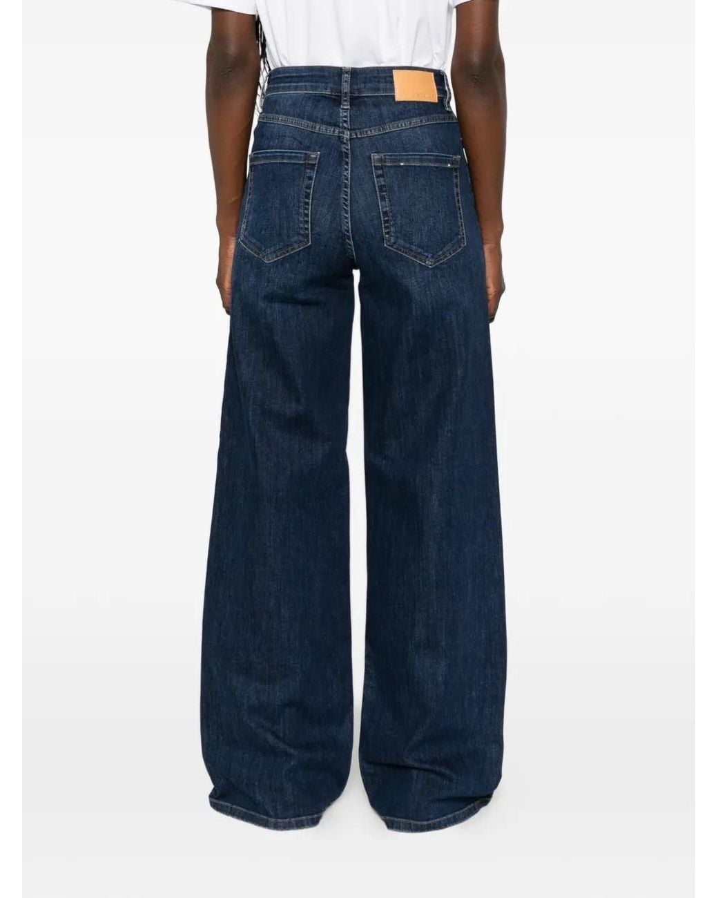 Vaqueros Anchos Lnina iBlues de color Blue