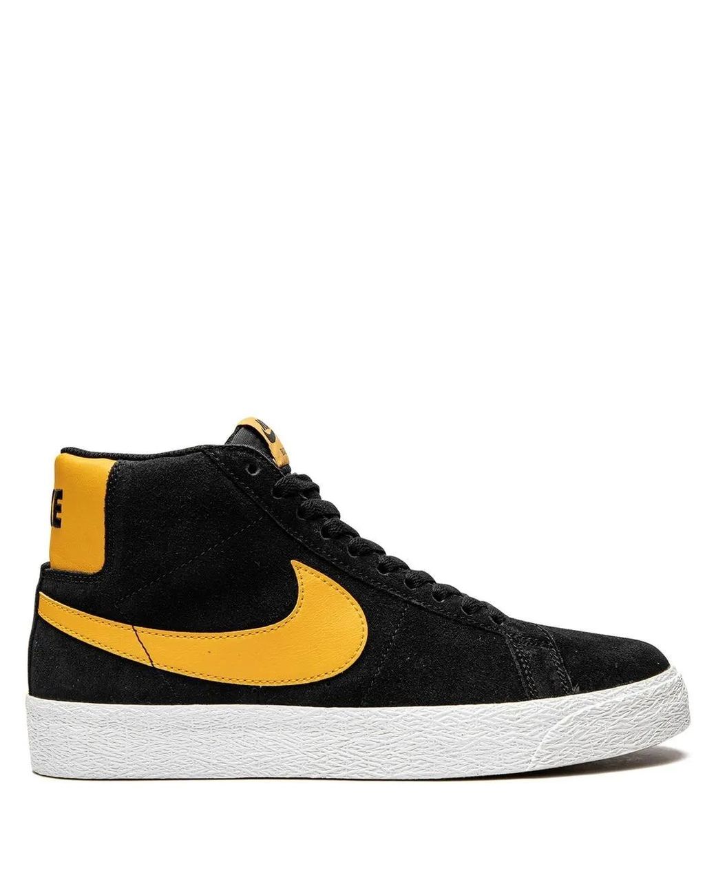 Nike Black Sb Zoom Blazer Mid Sneakers for men