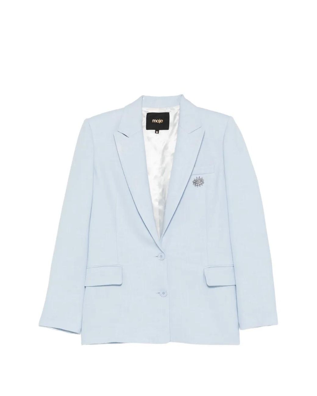 Maje Blue Klassischer Smoking-Blazer