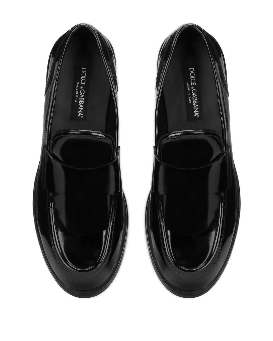 Dolce & Gabbana Black Flat Shoes for men