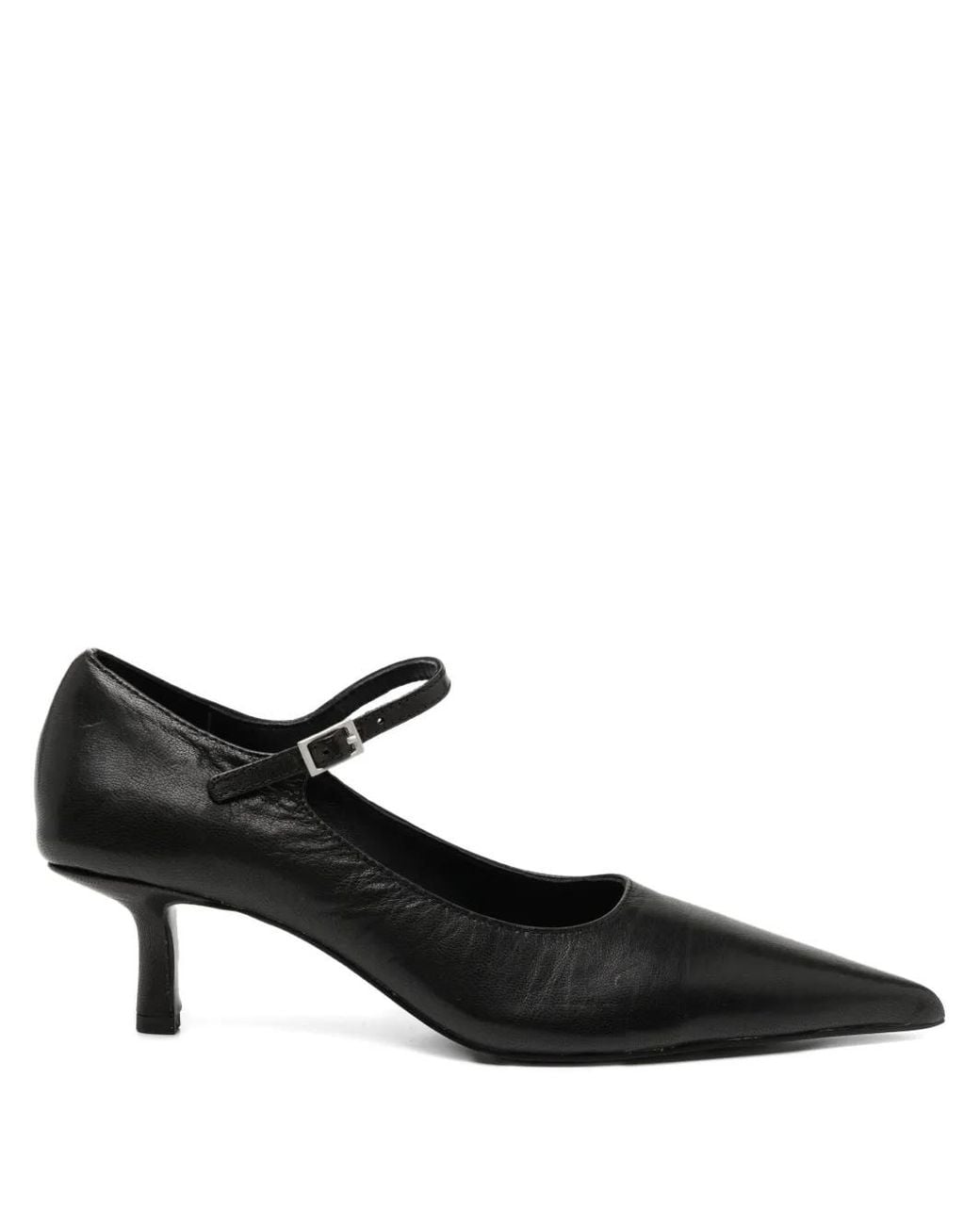 Senso Black 65Mm Leather Pumps