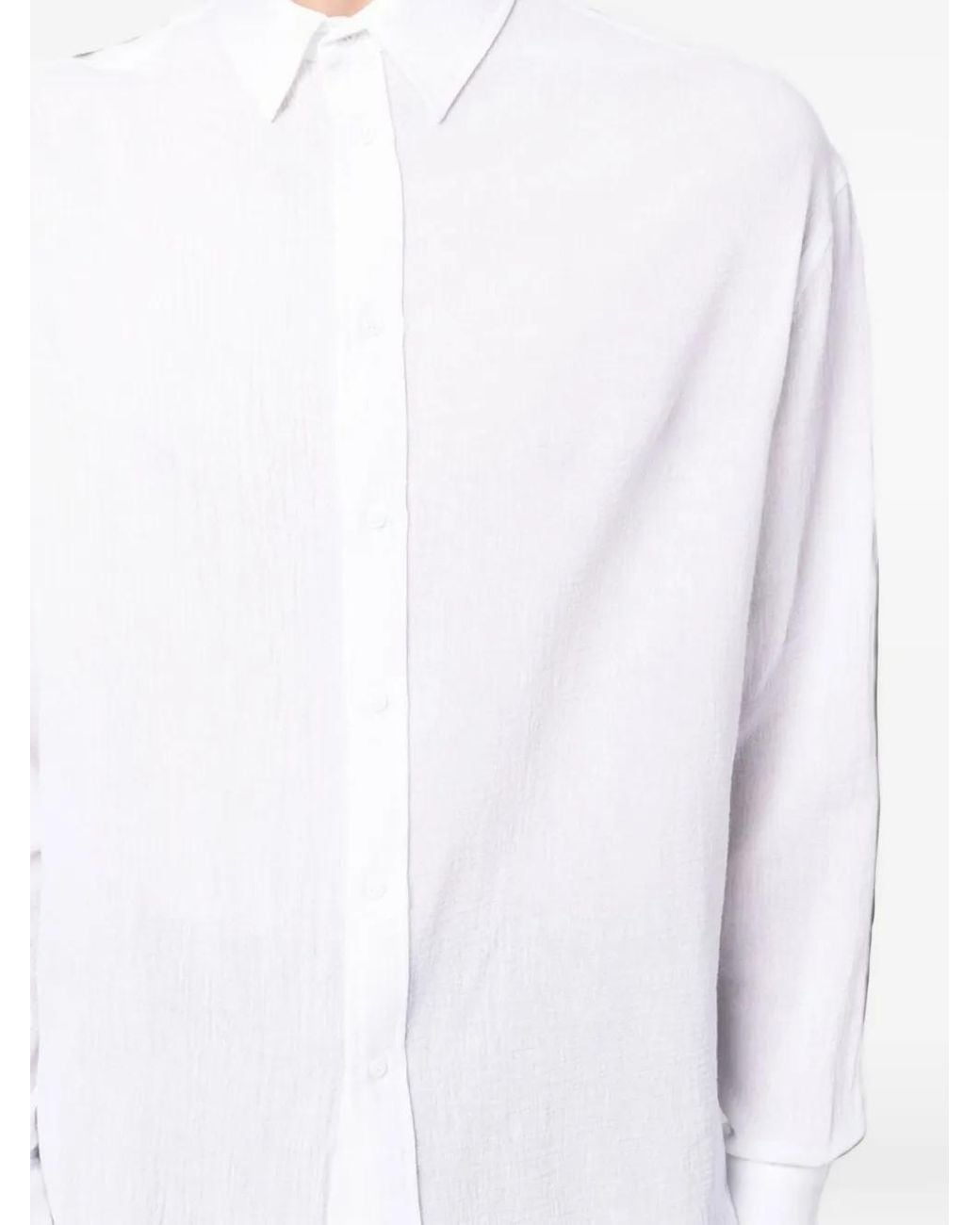 Tessitura White Cotton Shirt for men