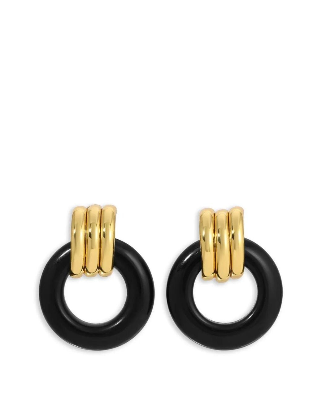 Heaven Mayhem Black Luma Knot Earrings