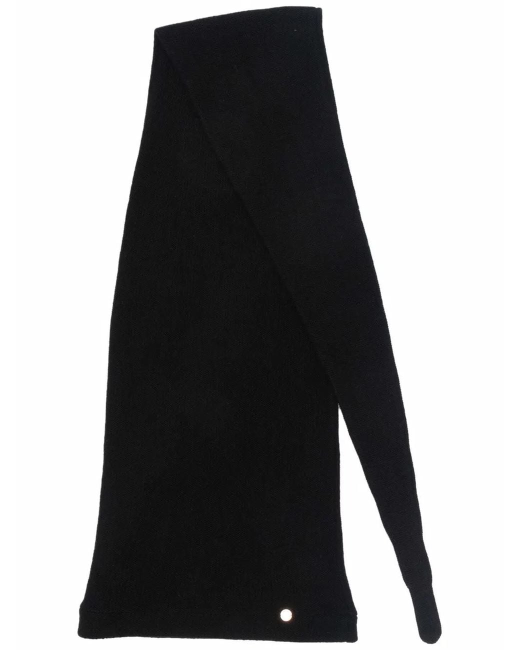 Flapper Black Pointed Cashmere Beanie
