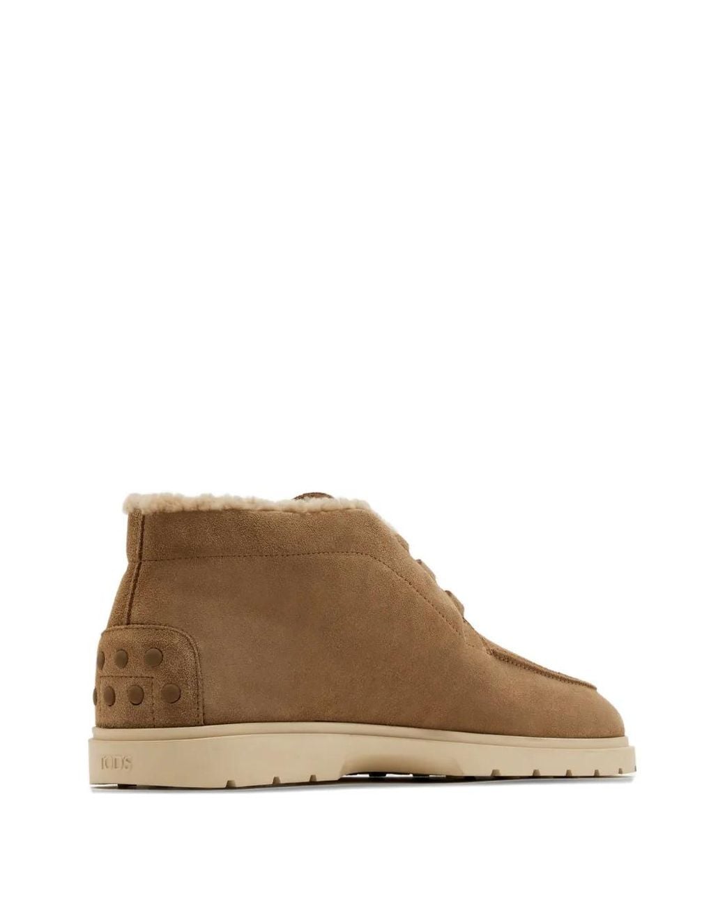Tod's Brown Suede Boots for men