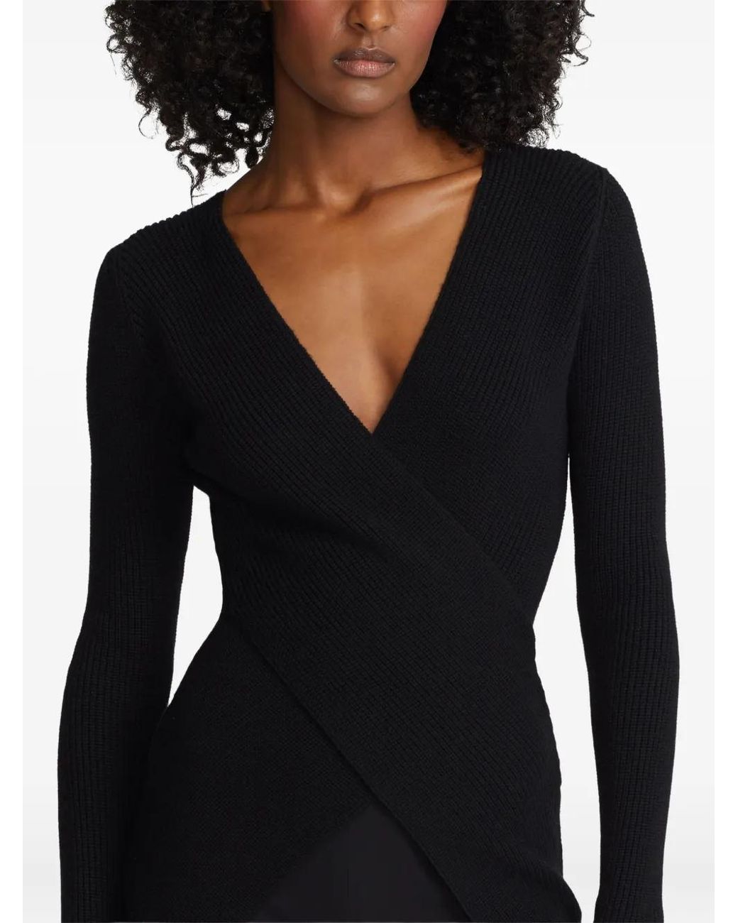 Ralph Lauren Black V-Neck Top
