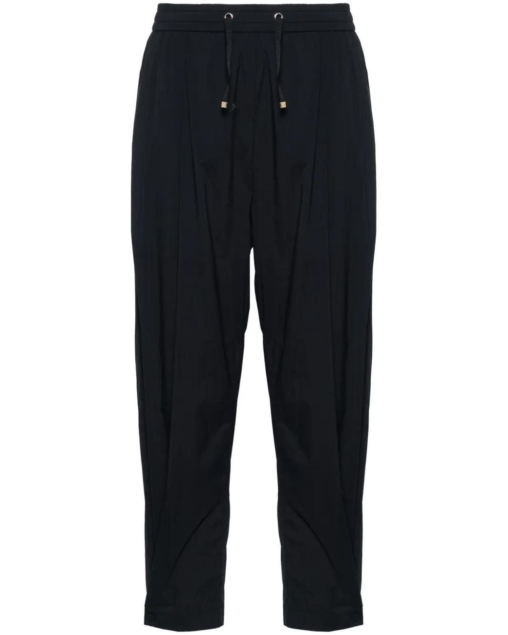 Herno Blue Dart-Detailing Trousers