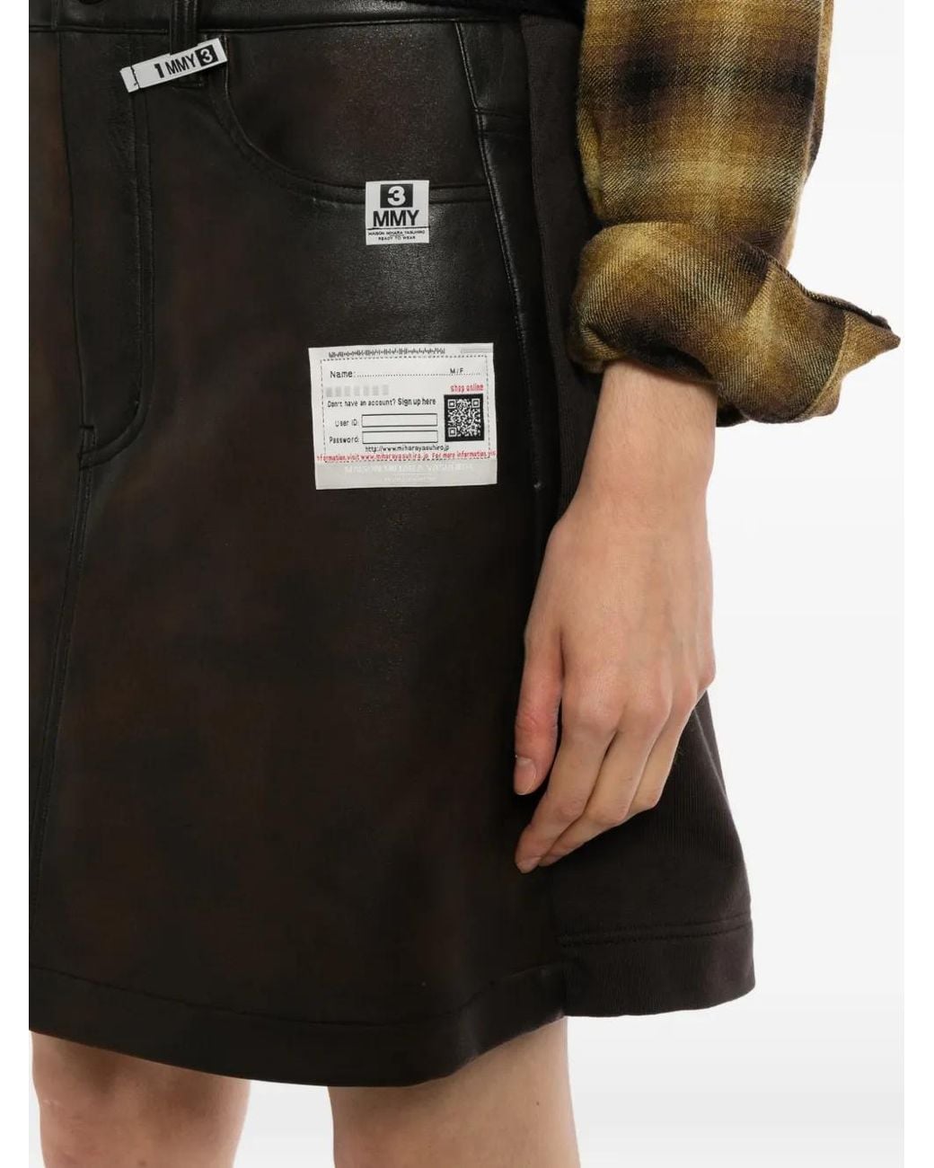 Maison Mihara Yasuhiro Black Hybrid Panelled Shorts