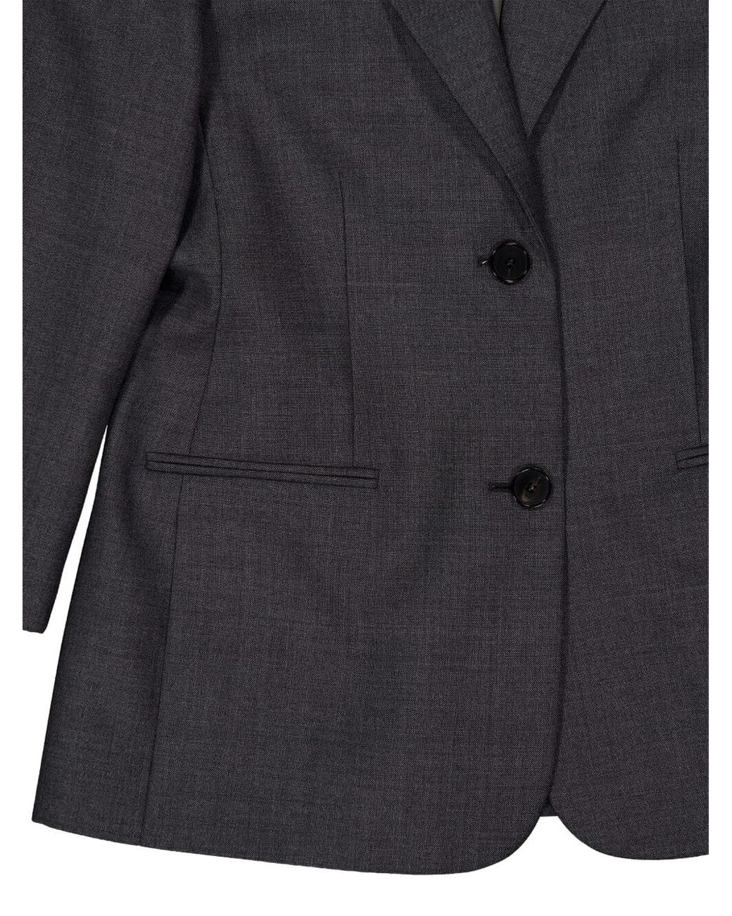 Givenchy Black Single-Breasted Two-Button Jacket