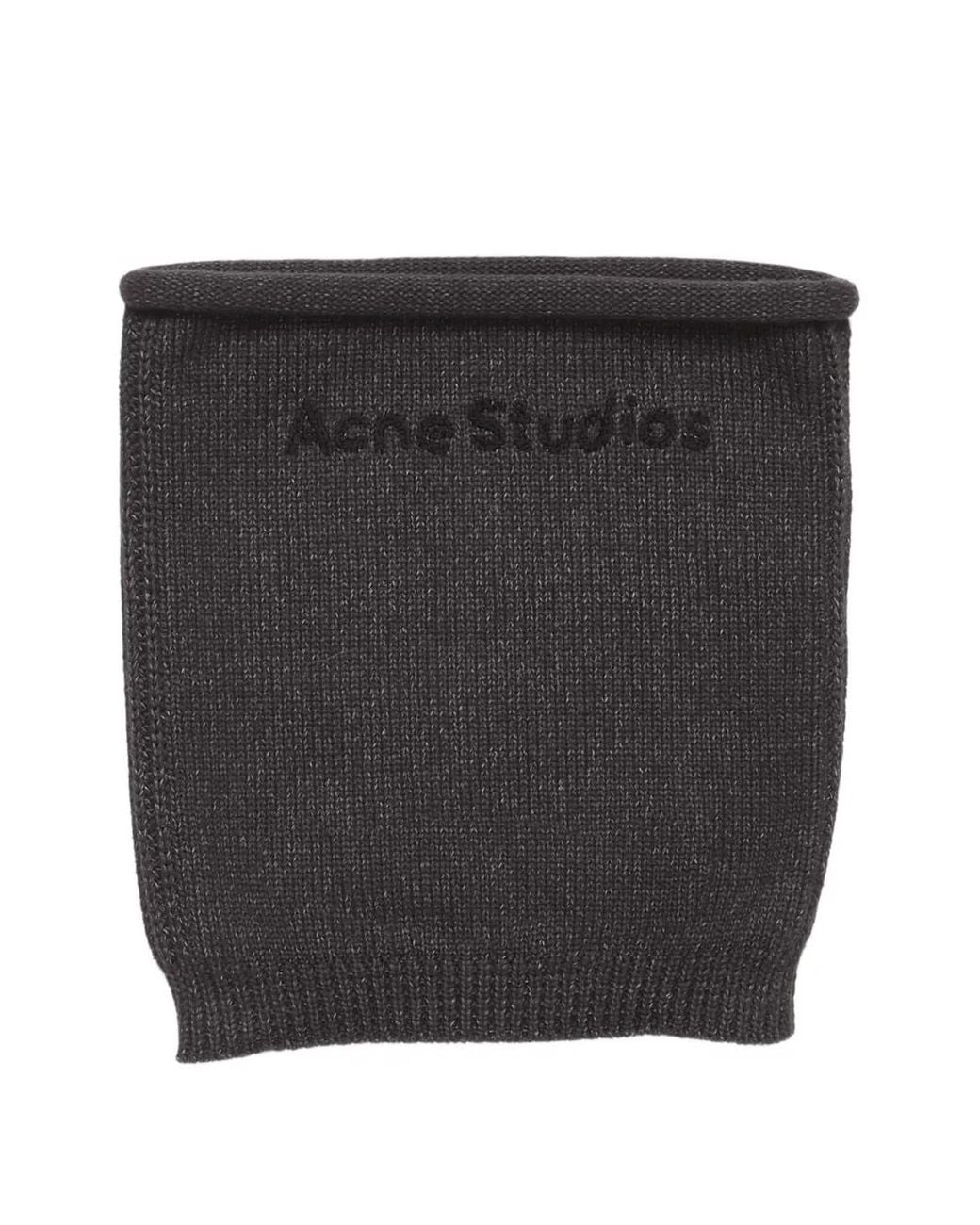 Acne Black C80232 Neck Warmer