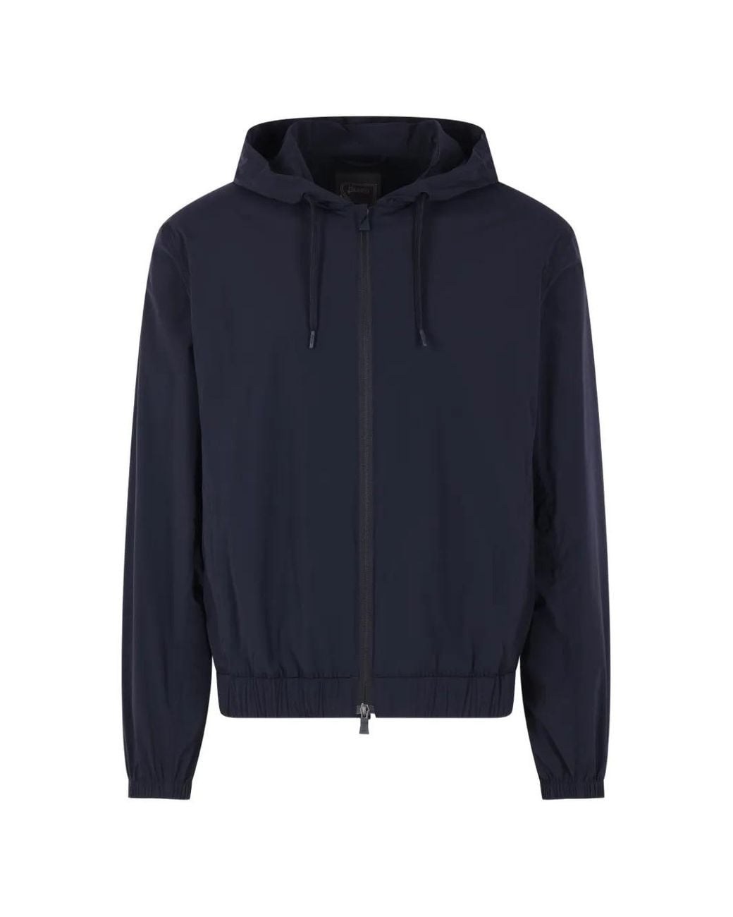 Abrigo Con Cremallera Y Capucha Herno de hombre de color Blue