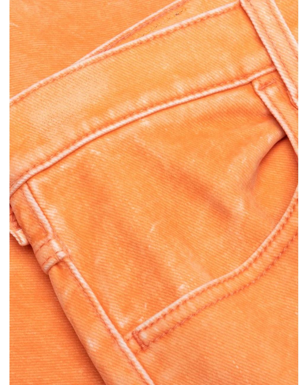 Marni Orange Jean À Poches Multiples for men