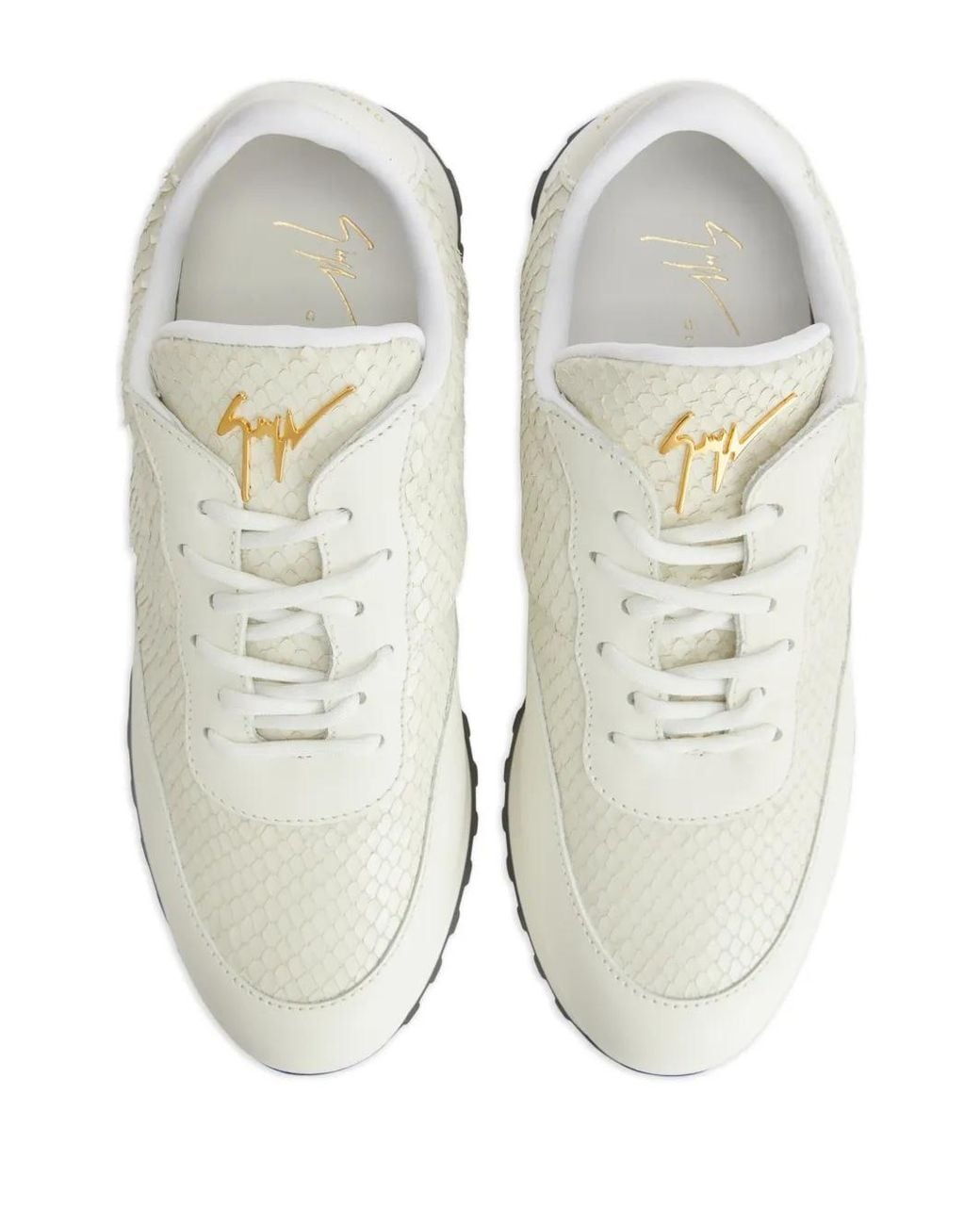 Giuseppe Zanotti White Jimi Running