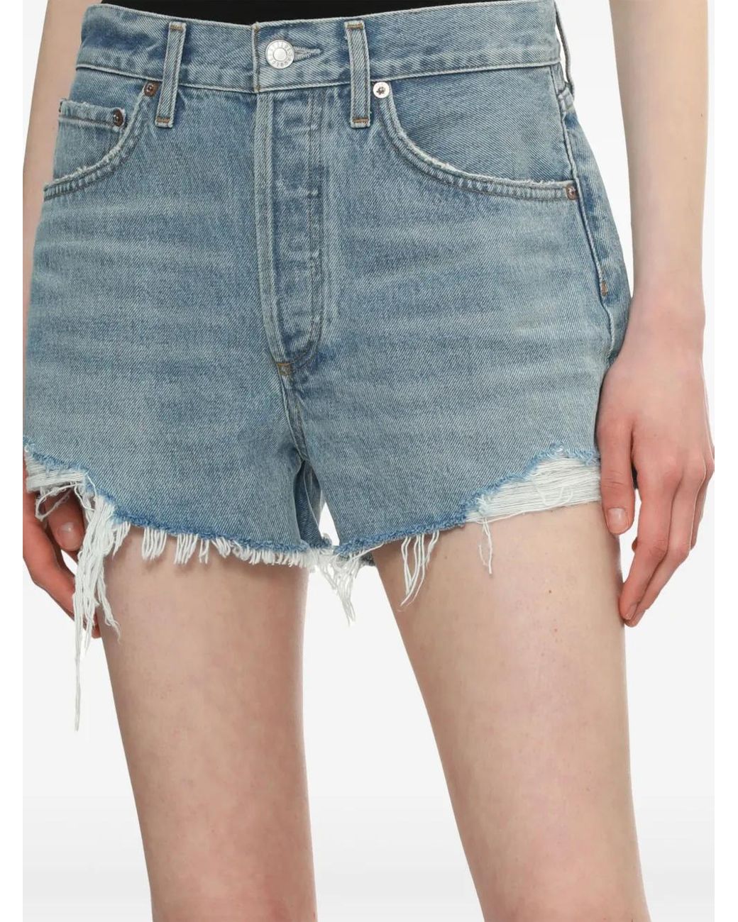 Agolde Blue Shorts
