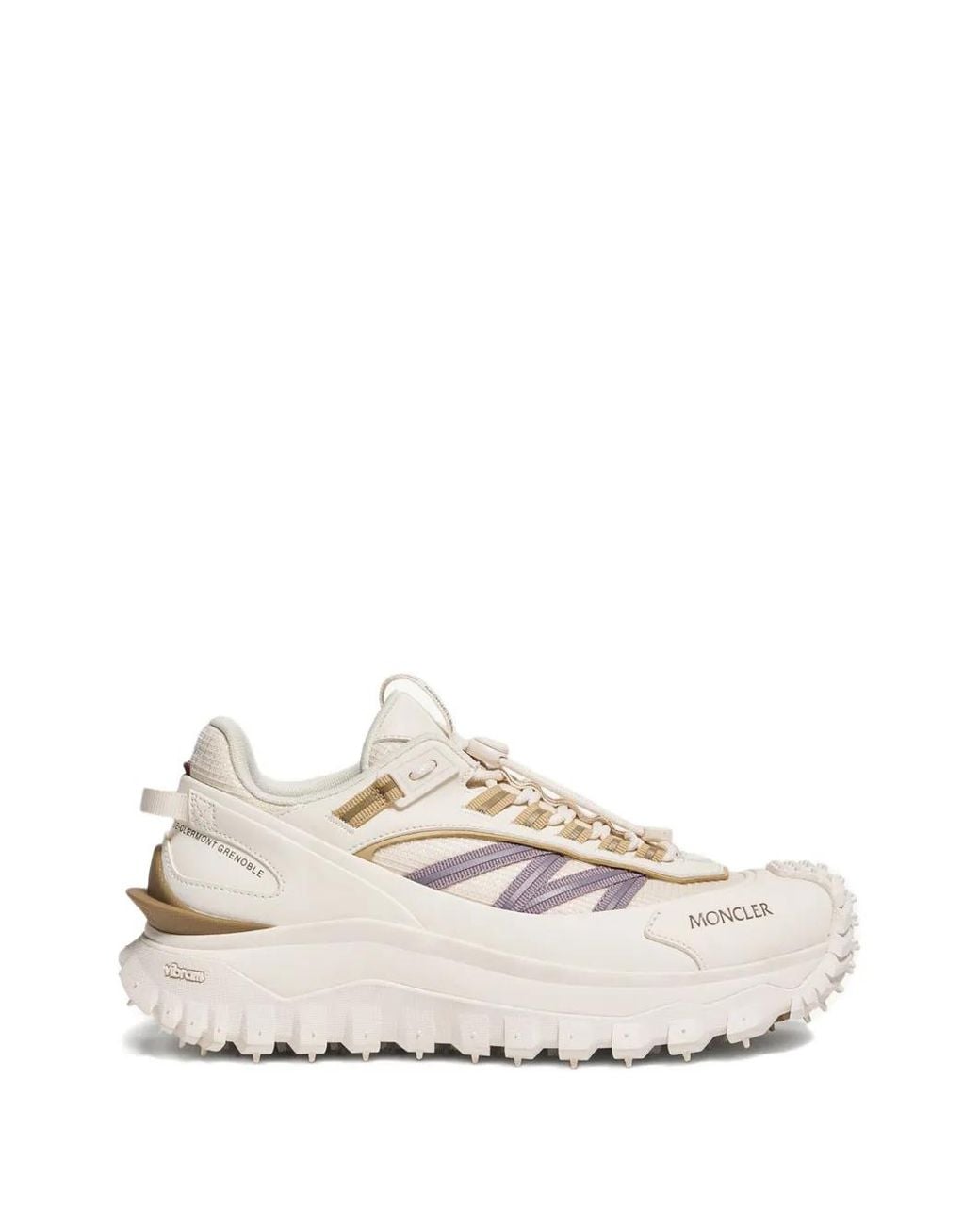 Moncler White Logo Detail Trainers