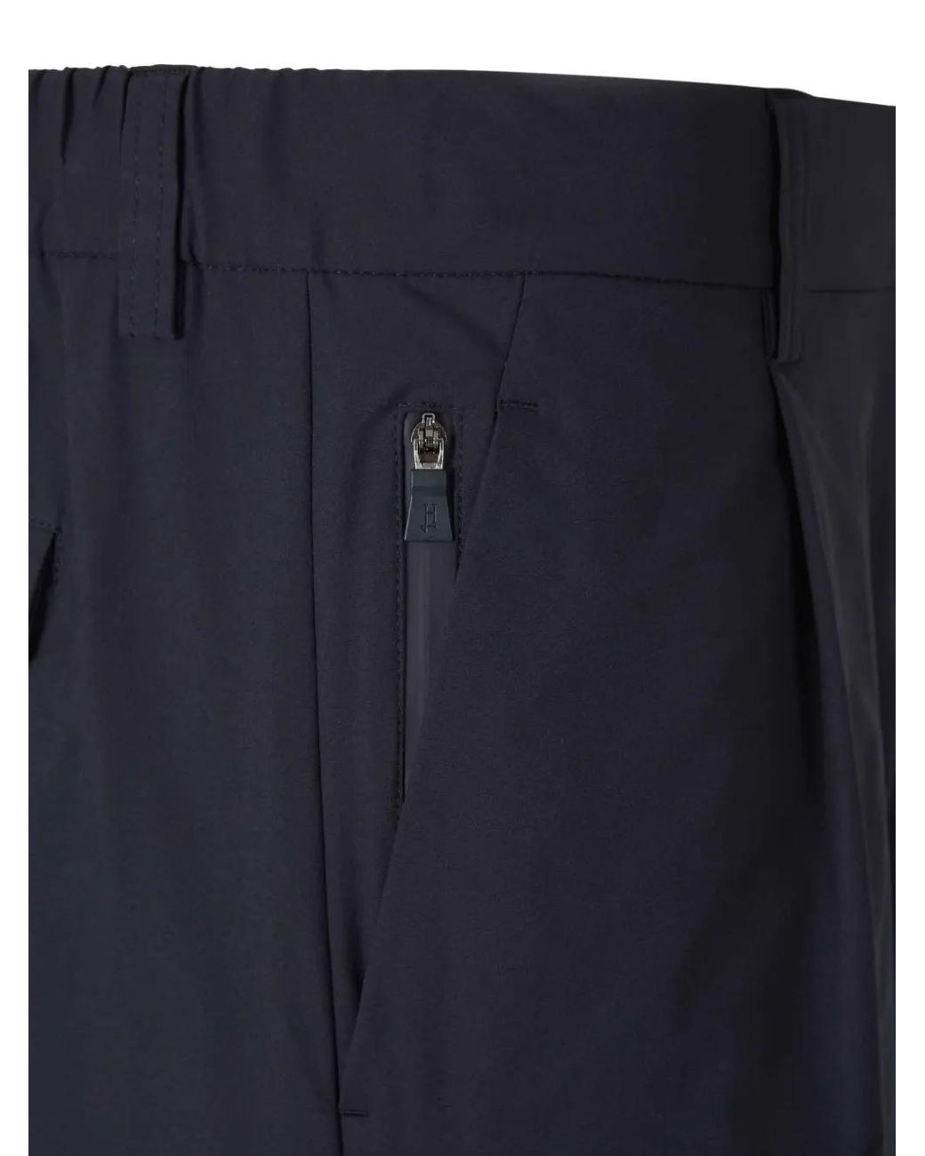 Herno Geplooide Shorts in het Blue voor heren