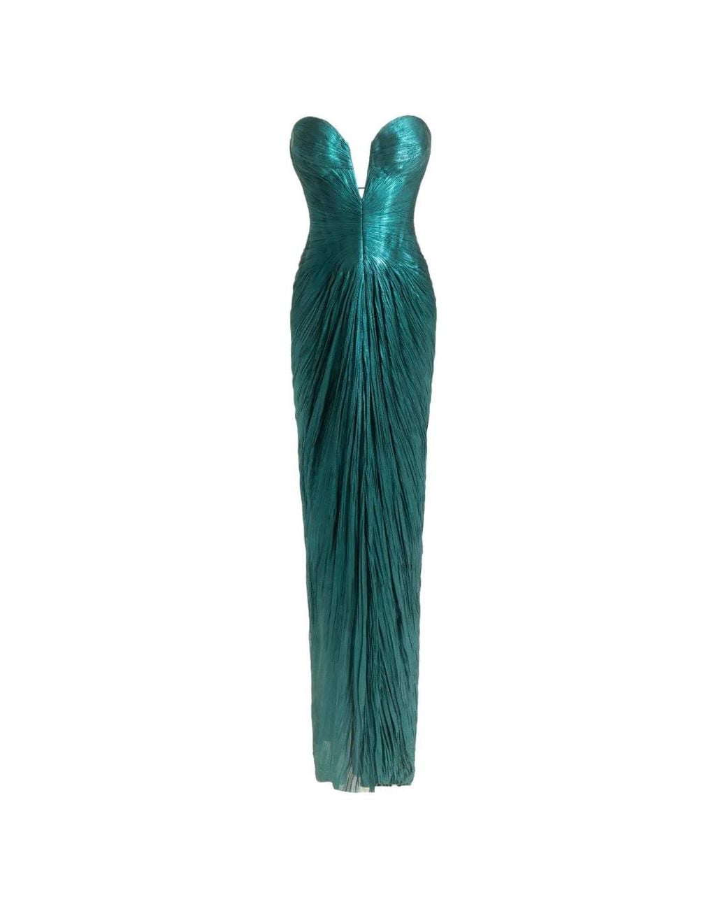 Maria Lucia Hohan Green Yua Strapless Gown