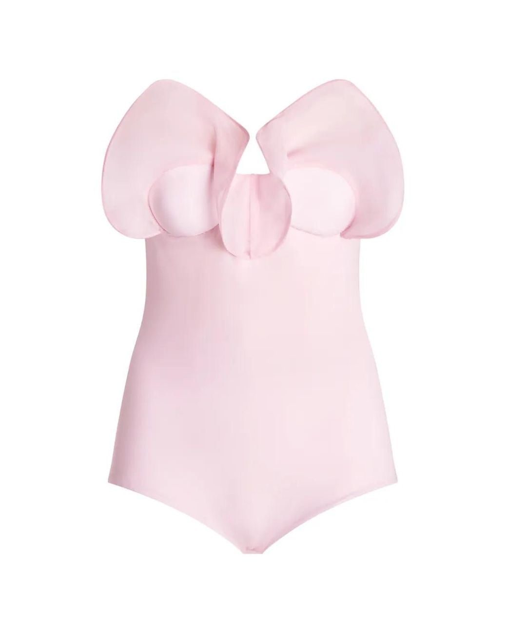 Genny Pink Body-Bustier À Volants