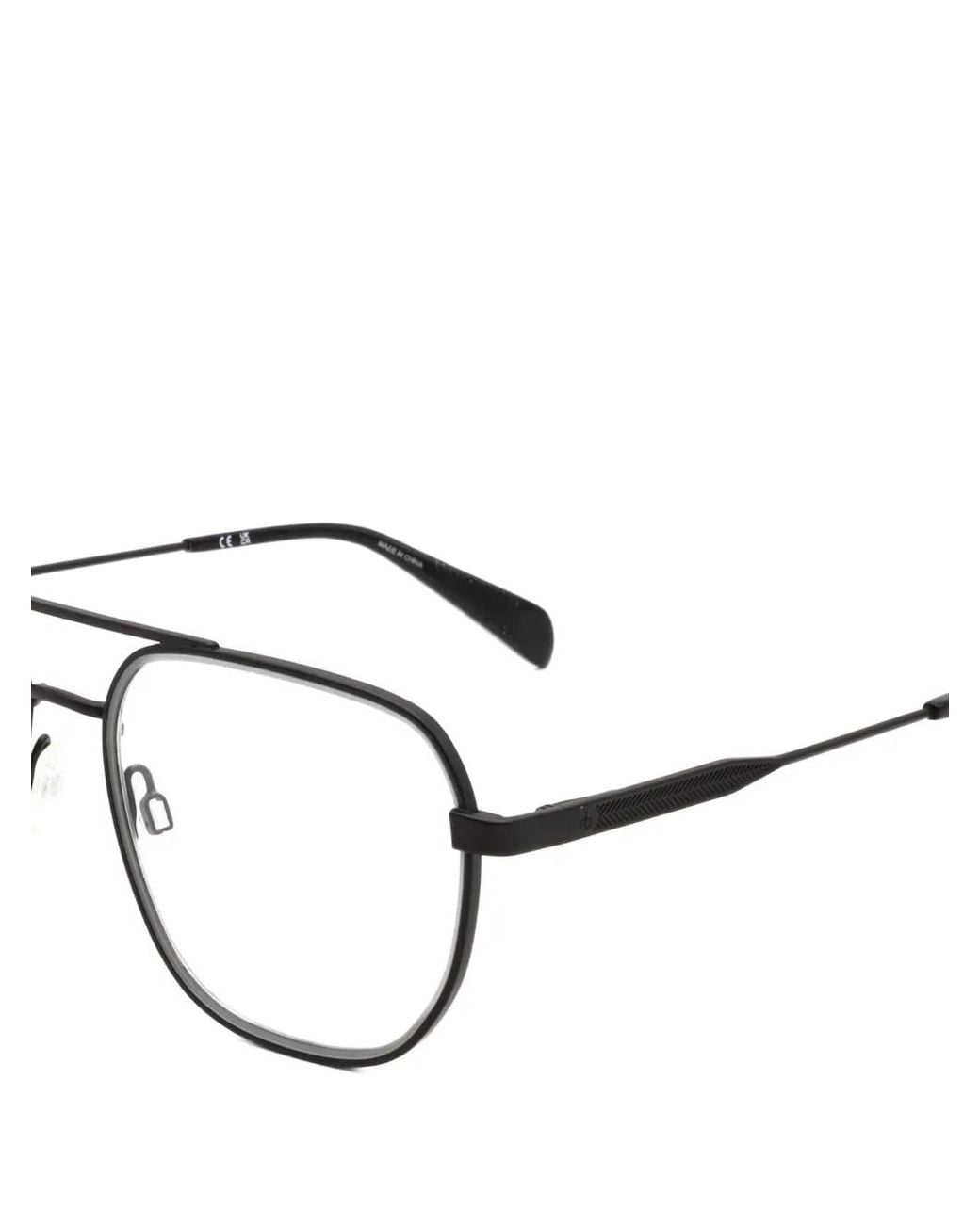 Rag & Bone White Lunettes De Vue À Monture Géométrique for men