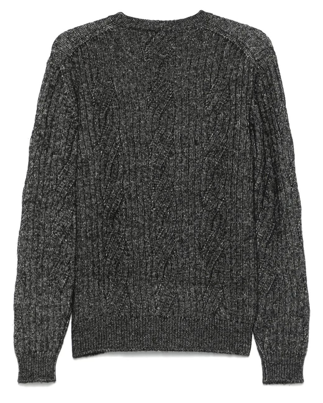 Brioni Gray Crew-Neck Sweater for men