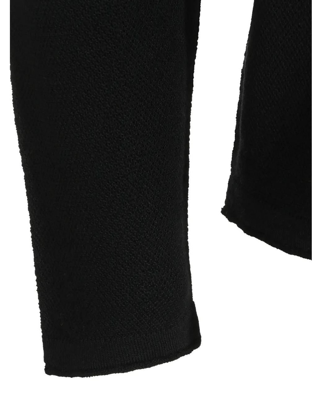 Rag & Bone Black Fine-Knit Wool Sweater for men