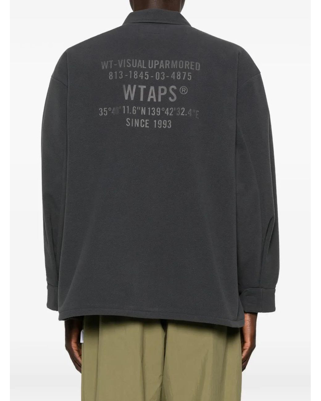 (w)taps Black Fleece Shirt for men