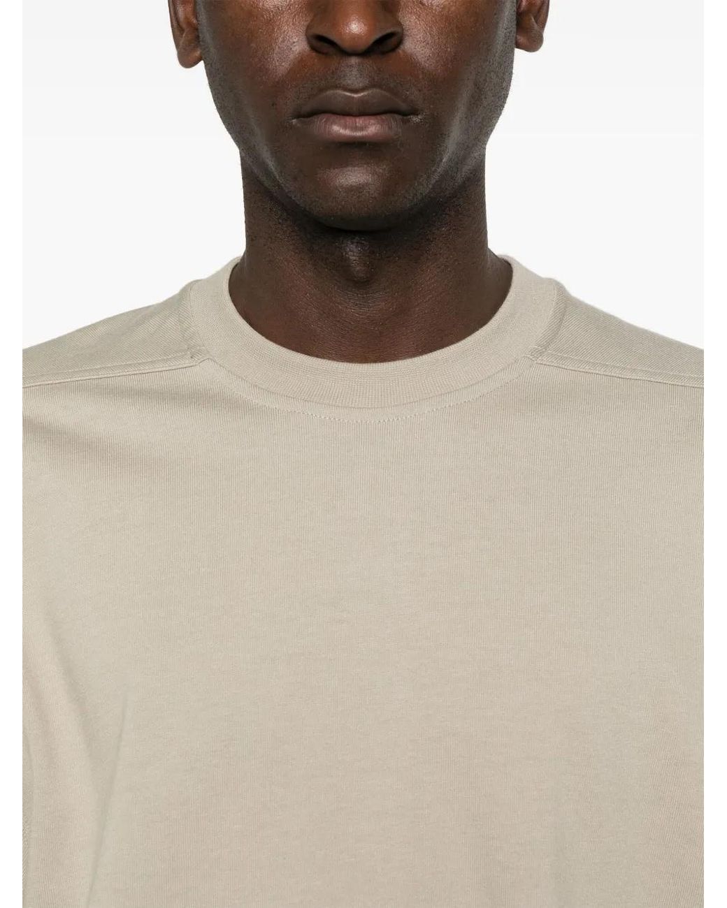 Rick Owens White Jumbo Organic-Cotton T-Shirt for men