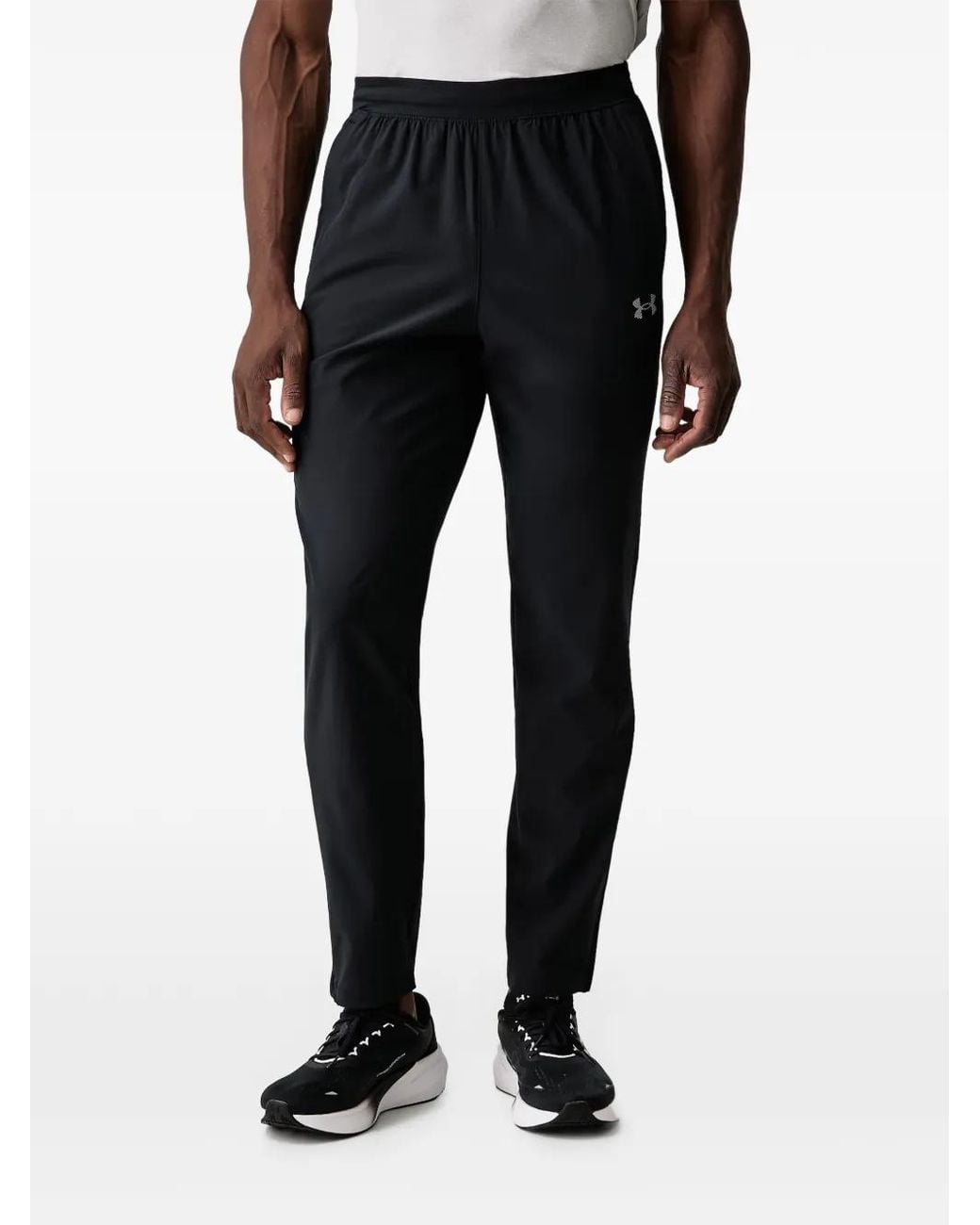 Under Armour Black Pantalon De Jogging À Logo Imprimé for men