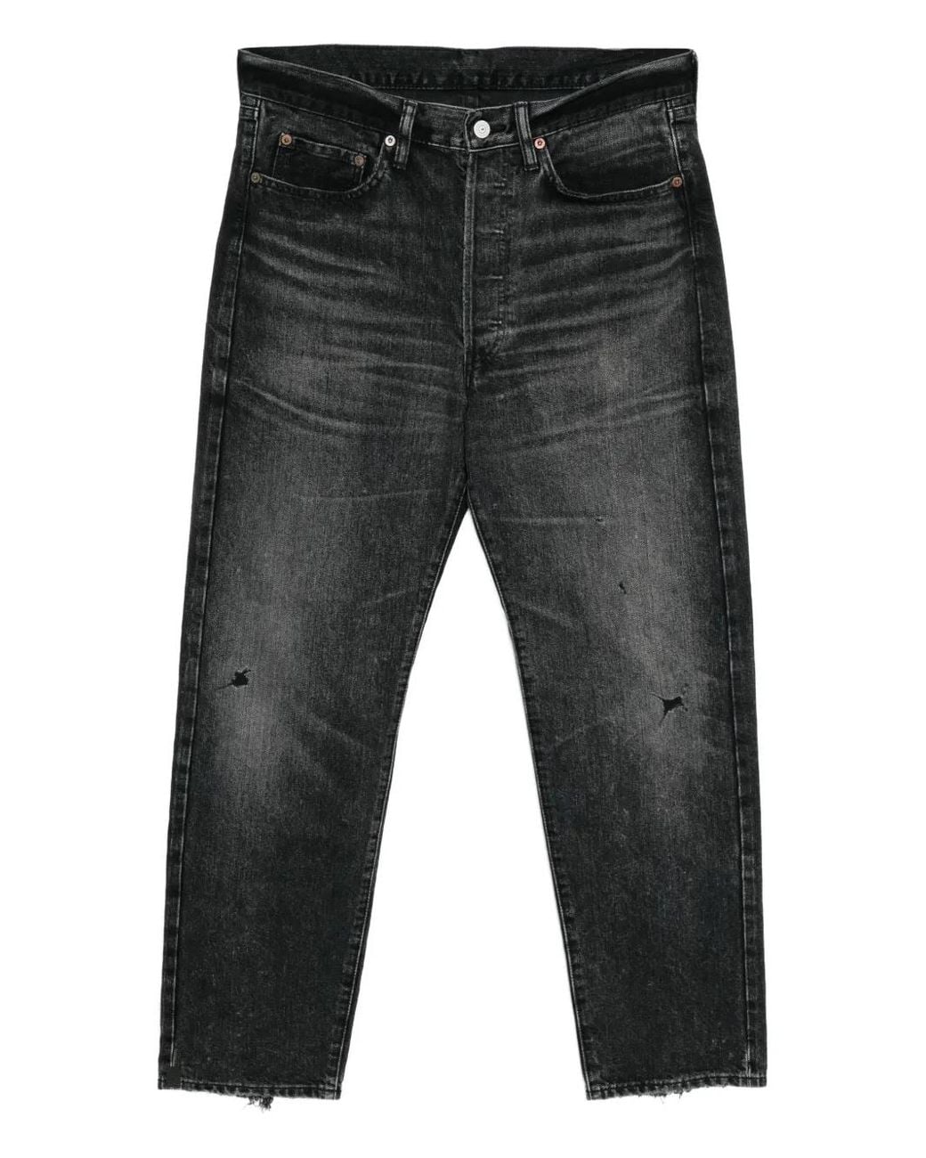 Junya Watanabe Gray Distressed Jeans for men