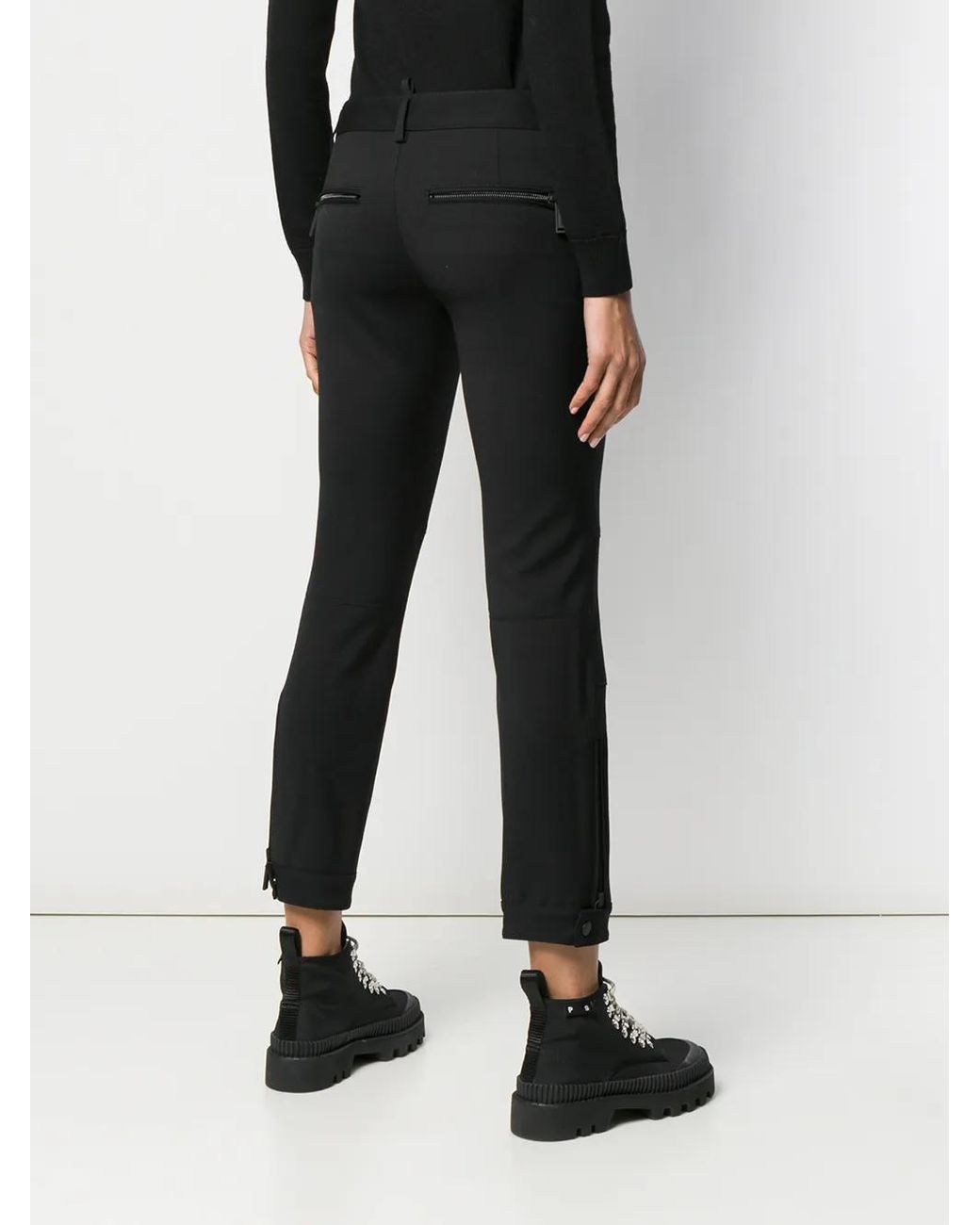 DSquared² Black Skinny Cropped Trousers