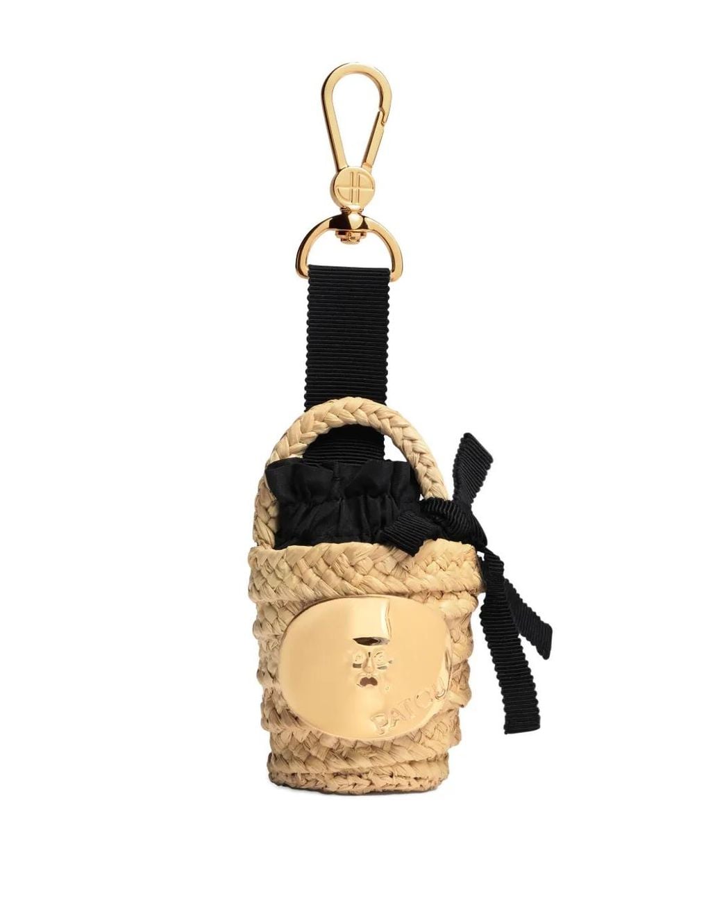 Patou Metallic Iconic Bucket Keyring
