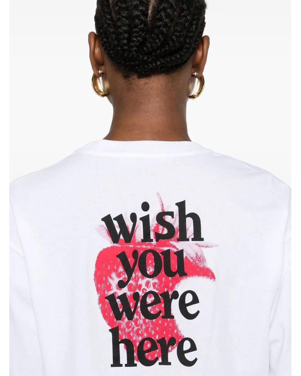 Philosophy Di Lorenzo Serafini White Recycled Organic Jersey T-Shirt Clothing