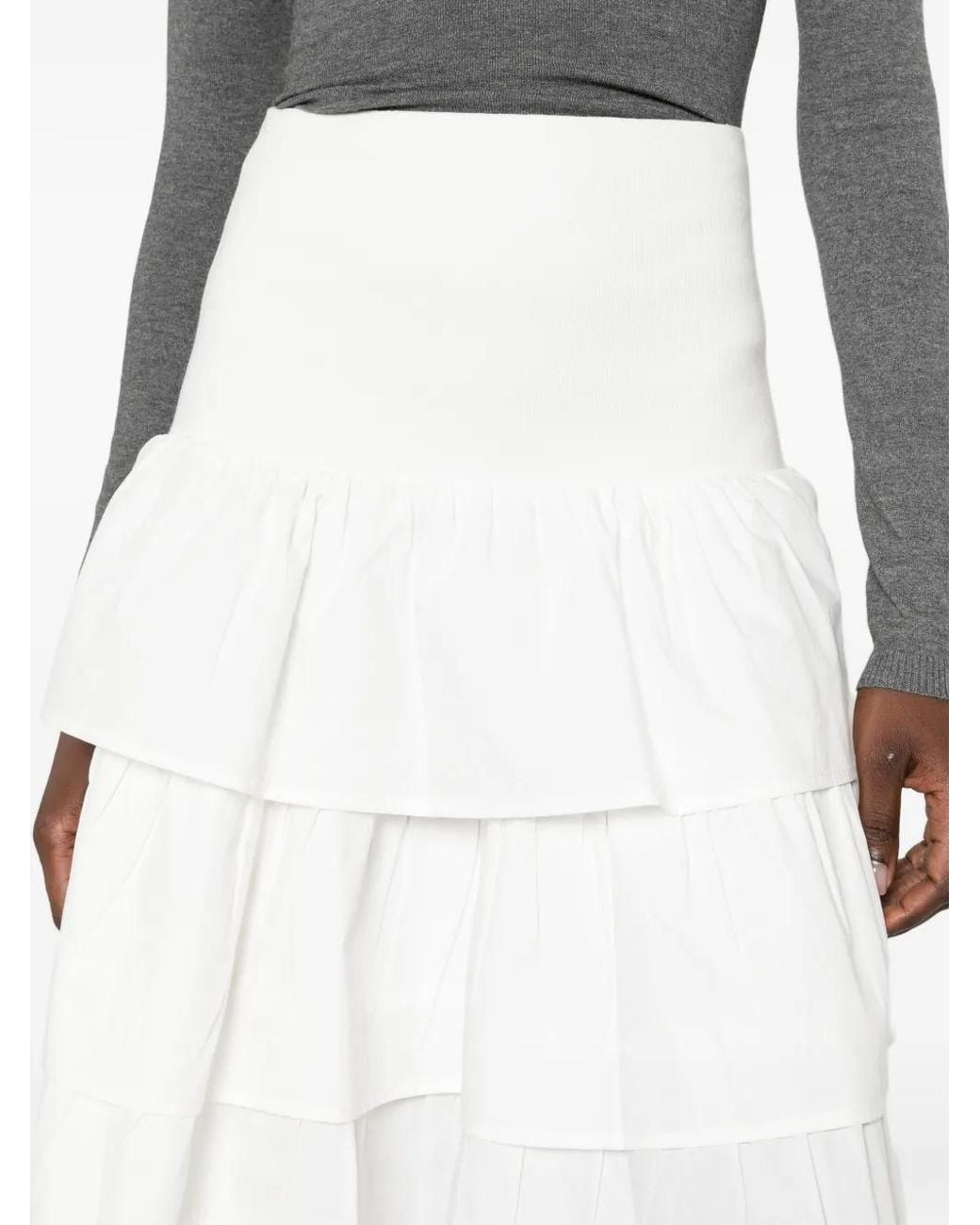 GIMAGUAS Joan Midi-Rok in het White