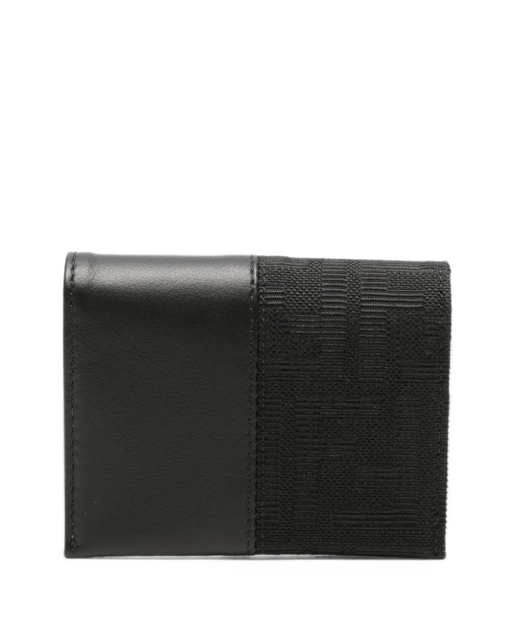 Fendi Black Ff-Motif Wallet for men