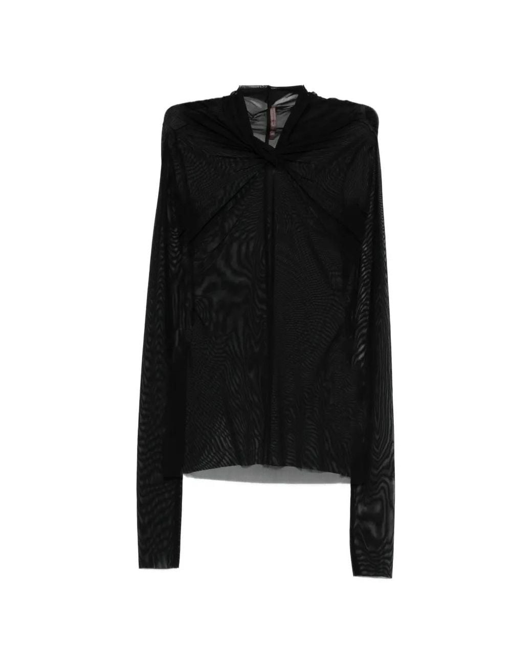 Rick Owens Black Kairo Twisted Top