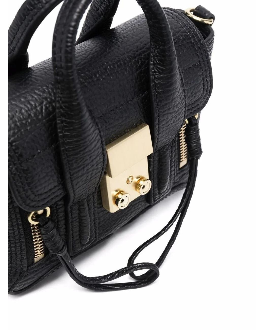 3.1 Phillip Lim Black Pashli Medium Leather Satchel