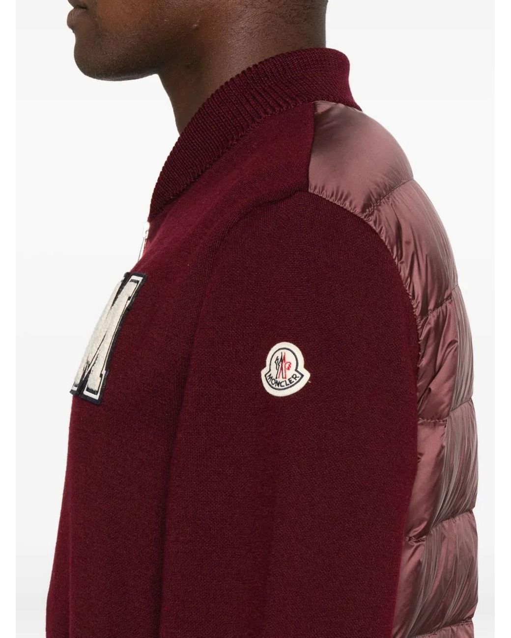 Moncler Purple Zip-Up Bomber Jacket for men