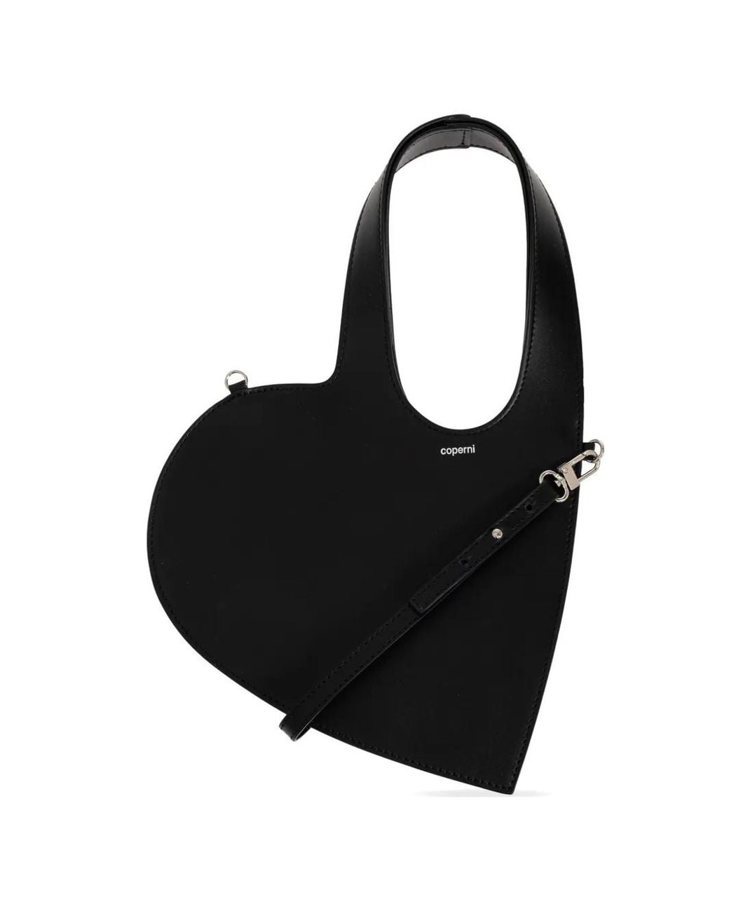 Coperni Black Baby Heart Shoulder Bag