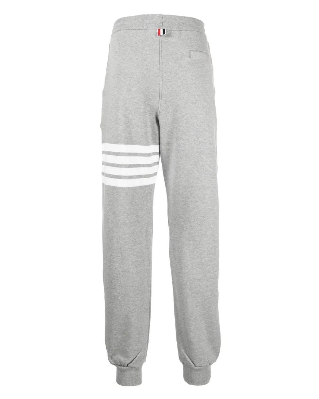 Thom Browne Gray "4-Bar" Joggers for men