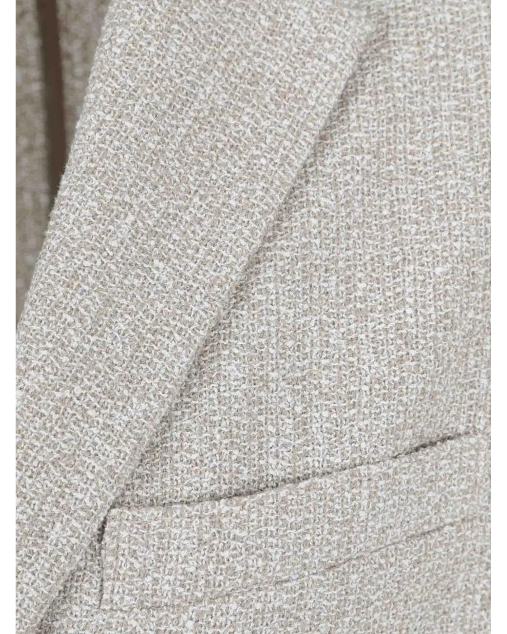 Harris Wharf London White Single-Breasted Blazer for men