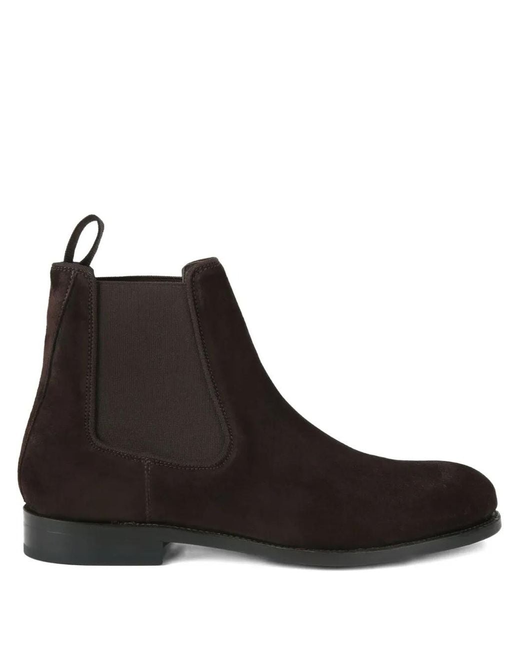 Kurt Geiger Black Sloane Suede Chelsea Boots for men