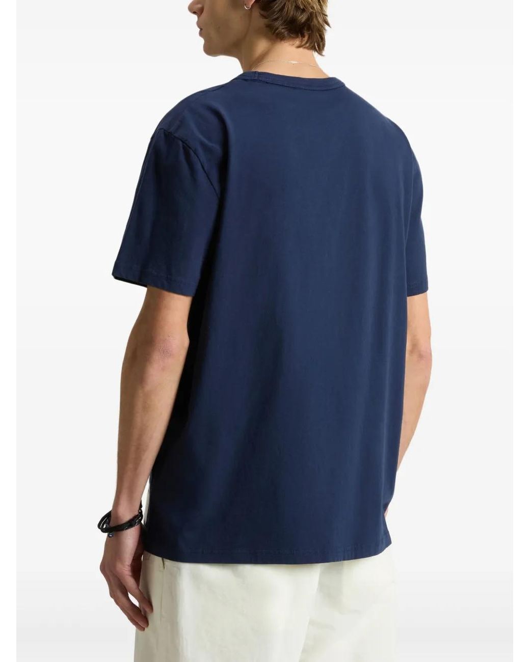 Woolrich Blue Offshore T-Shirt for men