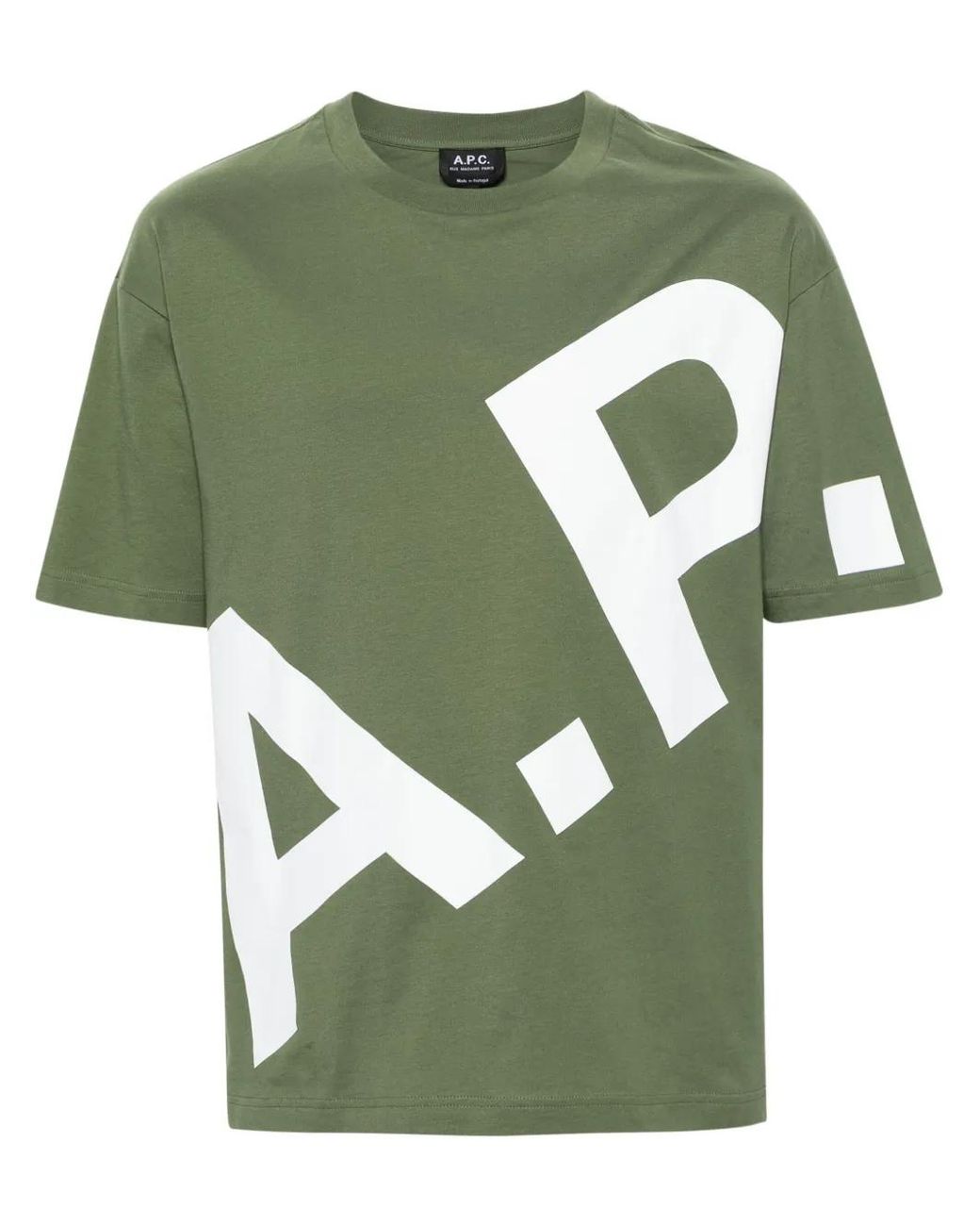 A.P.C. Green Lisandre Cotton T-Shirt