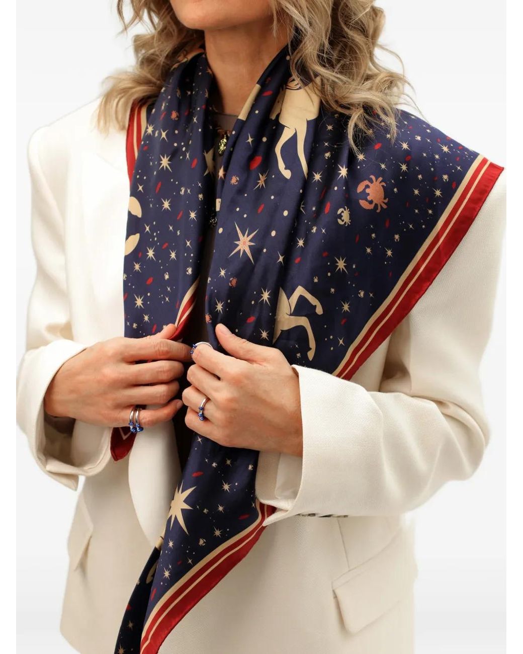 Eshvi Black Le Cheval Scarf