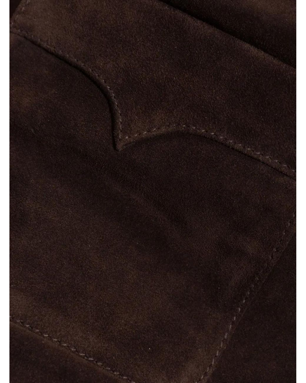 Zadig & Voltaire Black Jaime Suede Leather Skirt