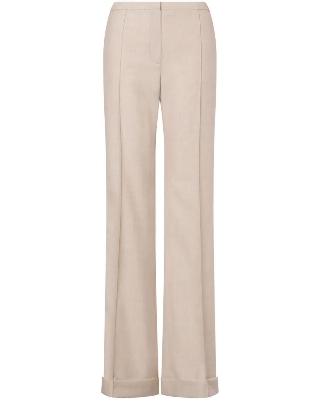 Philosophy Di Lorenzo Serafini Natural Pintucked Trousers