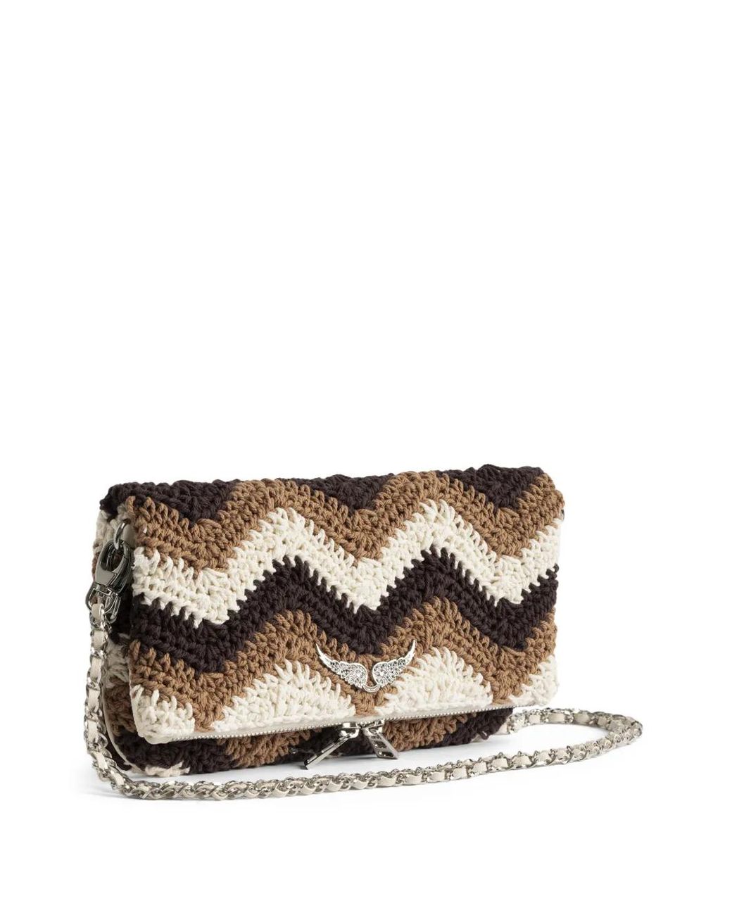 Zadig & Voltaire Multicolor Sac À Bandoulière Rock Macrame