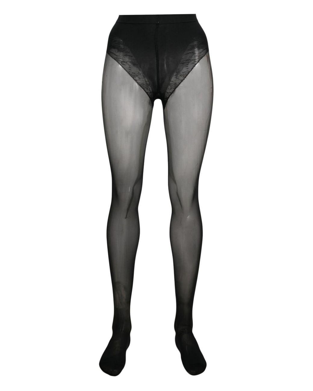 Wolford Tummy 20 Control Top Tights in Gray