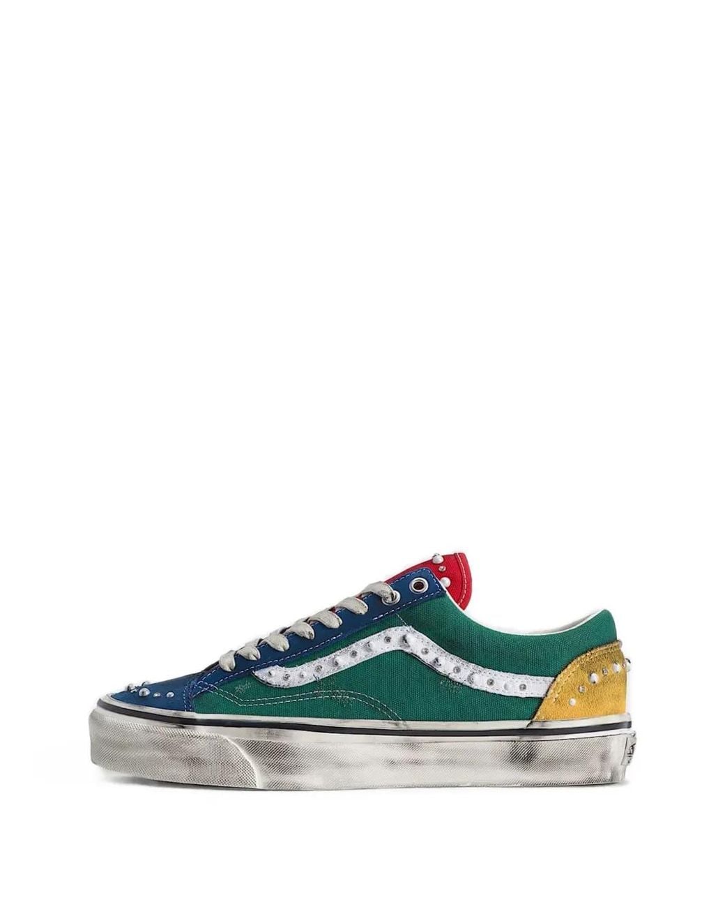 Vans Green Old Skool 36 Pearl-Embellished Sneakers for men
